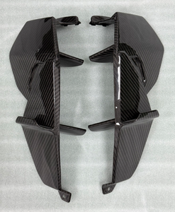 Ailerons inférieurs gauche et droit en fibre de <span class=keywords><strong>carbone</strong></span> sèche AKOSO pour BMW M1000XR 2024-2026 - Product Image 2