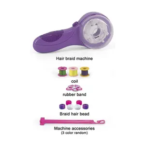 Treccia di capelli automatica elettrica di vendita calda strumenti di acconciatura intrecciati fai da te Twist Braid Machine Hair Weave Toys