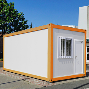 Casa Prefabricada Modular Portátil de 20 pies, Oficina/Hogar Móvil Compacta para Uso en Apartamentos, Panel Sándwich de Acero Resistente - Product Image 1