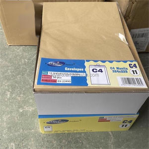 Cancelleria scuola ufficio di buona qualità 80gsm colore marrone <span class=keywords><strong>A4</strong></span> dimensioni 324X229 MM auto-chiudere <span class=keywords><strong>busta</strong></span> Manila - Product Image 3