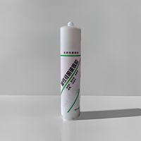 Scellant silicone neutre ignifuge gris 300 ml haute température pour la construction, le travail du bois, l'emballage et les murs extérieurs