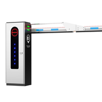 Usine Ankuai Barrière Porte AKD117 Noir BLDC 220V Bras Droit Boom RFID Smart Parking Parc Supermarché