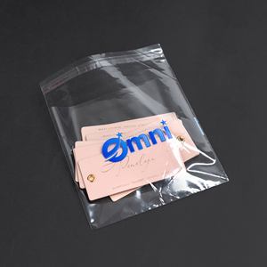 Recyclable Transparent OPP Bag Customized Logo Printed Plastic Bags Women <b>Men</b> Jeans Packaging Clear Garment Bag with Sealing - Product Image 6