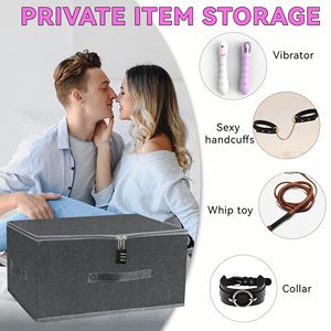 Großhandel Sex-Spielzeug-Box für Frauen Abschließbare Aufbewahrungsbox mit Zahlenschloss Diskrete Aufbewahrungstruhe für Intime <span class=keywords><strong>Dildo</strong></span>-Box - Product Image 4