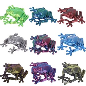 NUEVO Juguete de Plástico Impreso en 3D, Exquisitos Adornos en Miniatura, Hormigas, Ranas, Cangrejos Ermitaños, Regalos de Animales - Product Image 6
