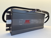 Controlador LED de Aluminio Industrial con Doble Fuente de Alimentación de 700W, IP67 Impermeable, 24V 29.16A, para Exteriores y Paisajismo, con Certificación CE/RoHS/BIS