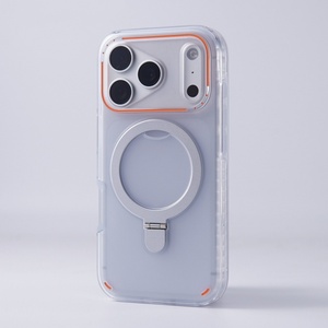 เคสโทรศัพท์แม่เหล็กแบบด้าน รุ่นสั่งทำพิเศษ สำหรับ iPhone 17 12 13 Pro Max 14 15 16 Plus 17 Air พร้อมขาตั้งวงแหวนโลหะ 2 in 1 ป้องกันแรงกระแทก - Product Image 6