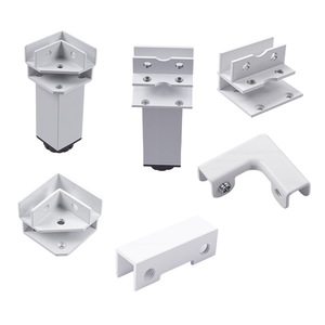 Guangdong Zuogang Aluminum Alloy Glass Clip For Tile <b>Corner</b> <b>Protector</b> Outdoor Durable Connector - Product Image 2