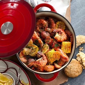 Heavy Duty Enameled Cast Iron Round Dutch Oven with Lid <strong>Pots</strong> and Pans <strong>Nonstick</strong> Cookware <strong>Set</strong> Cast Iron <strong>Pots</strong> - Product Image 3