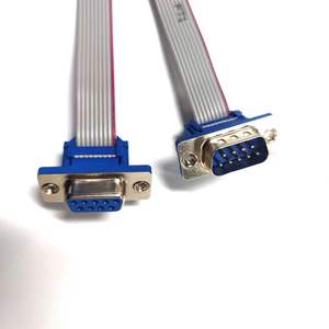 DB9 kabel transmisi Data seri 10 Meter kabel pita datar Pin ke Perempuan - Product Image 3