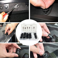 100pcs Clips de haute qualité en plastique Universal Auto Clips Body Car Auto Clips et attaches