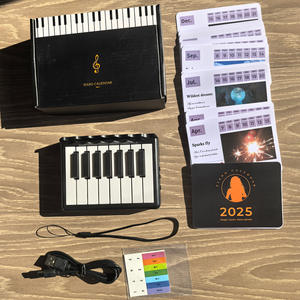2025 Mini Calendario de <span class=keywords><strong>piano</strong></span> Letras de música Grandes regalos de cumpleaños de Año Nuevo para familiares y amigos y amores - Product Image 3