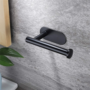 Soporte de papel higiénico de latón montado en la pared para Hotel, accesorios para el hogar, soporte de papel de cocina de lujo, dorado/negro - Product Image 5