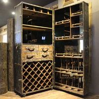 Armoire à vin décorative, armoire à vin antique, grandes armoires antiques