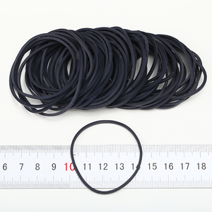 Fascia di gomma per capelli di colore nero resistente di alta qualità per ufficio soldi fascia di gomma - Product Image 5