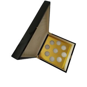 Caja de Té de Madera Negra Estilo Chino, Rectangular, Hecha a Mano, de Madera Maciza, para Almacenamiento, YH0120 - Product Image 3