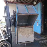 Prix usine Skip Bin Scrap Metal Collection Bin à sauter en acier inoxydable Gestion des déchets Poubelles industrielles Bennes à ordures