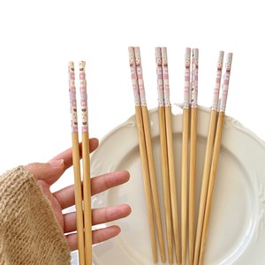 Palillos de Bambú Yuanjin con Diseño de Dibujos Animados, Redondos, para Uso Diario, Novedad 2024 - Product Image 5