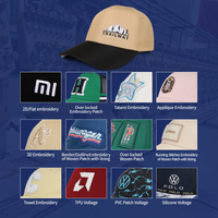 Gorra de béisbol de malla de poliéster bicolor de 6 paneles con visera curva, transpirable, de alto rendimiento, con logo de parche personalizado, para las cuatro estaciones