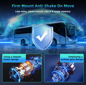 Pantalla LCD de 17 Pulgadas con Ángulo de Visión Amplio, Monitor Motorizado Abatible para Techo de Auto, Reproductor MP5 Estéreo Android para Autobús, TV de Techo - Product Image 5