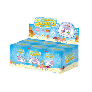 Nouveauté Samuel : Vente directe, Porte-clés en peluche en boîte surprise, design de dessin animé illustré 'Hot Ocean Residents', en vrac pour jeunes - Product Image 1