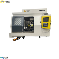 Tour CNC personnalisé CKD550-750 à banc incliné, rails rigides, haute précision, commande GSK, centre de tournage-fraisage composite pour métaux