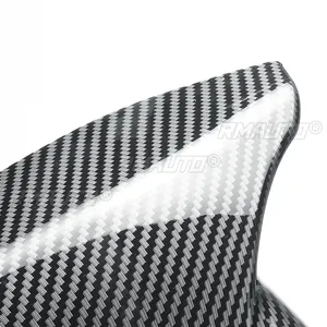 1 par de cubiertas de espejo retrovisor lateral estilo cuerno en negro brillante para Chevy Camaro SS RS ZL1 LT 2016-2021 - Product Image 6