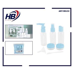 Juego de Botellas de Viaje Azules de 50 ml para Artículos de Aseo, para Uso en el Baño - Product Image 3