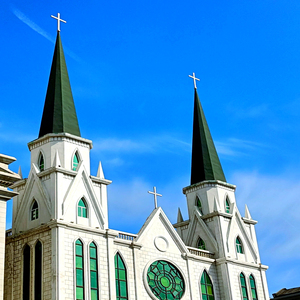 هيكل صلب مسبق الصنع لورشة العمل من المصنع ، بناء مسبق الصنع ، كنيسة هندسية للأسقف المعدنية - Product Image 1