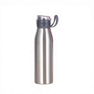 Stainless Steel Vacuum Insulated Water Bottle With Lid Travel Flask Minimalist Design Double Wall <b>Thermos</b> - Product Image 1