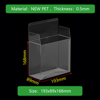 Offre Spéciale – Boîte d'emballage pour bougies en PET recyclable, taille personnalisée, haute transparence 0,5 mm, protection ETB, matériaux recyclés, gaufrage