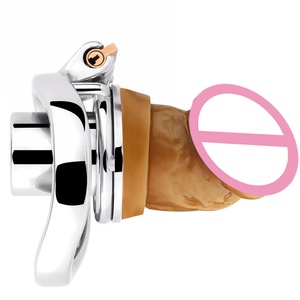 Dispositivo de Castidad Uretral Invertido FRRK con Cabeza de Dildo, Jaula para Pene con Bloqueo Estricto, Dispositivo de Castidad Masculina - Product Image 1