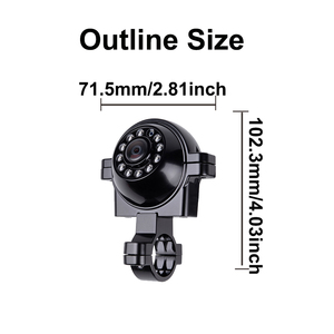 Caméra de véhicule extérieure IP68, vision nocturne Starlight, 1080P AHD, grand angle 165 degrés, anti-vandalisme, pour bus de transport, autocar, ODM/OEM - Product Image 2