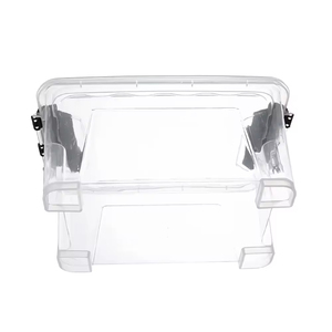 Vendita calda snack impilabili frutta artigianato organizzatore Desktop posizionamento <span class=keywords><strong>scatola</strong></span> di plastica trasparente - Product Image 3