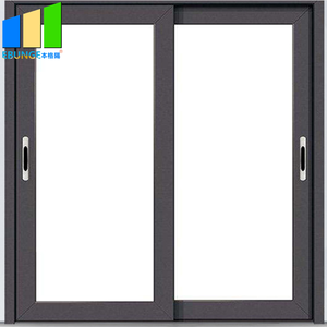 Design moderno rullo inferiore porta scorrevole in alluminio con vetro basso E insonorizzato in acciaio inox rete schermo in fibra di vetro hotel - Product Image 6