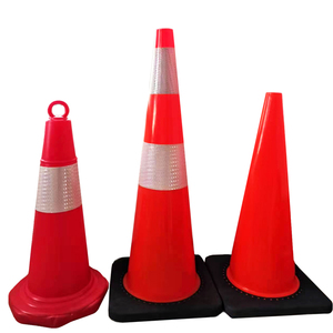 Chất Lượng Cao 28in Phản Quang PVC An Toàn Cone Băng Phản Quang Linh Hoạt 45Cm Nón Giao Thông Làm <span class=keywords><strong>Pe</strong></span> Vật Liệu An Toàn Đường Thiết Bị - Product Image 5