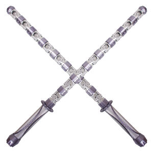 アヴェンジャーズ コスプレ小道具 コンバットツインバトン ブラックウィドウ同型 折りたたみ式 安全刃なし コスプレ小道具 ギフト 大人気 - Product Image 1