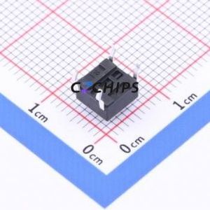 TSD001A05026A Tactile Switch Through hole Component (THT)-4P,6x6mm Switch Round Button Through Hole 6mm 6mm - Product Image 2