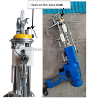 Machine à tufter électrique AK-V 2-en-1, pistolet à tufter manuel pour tapis et moquettes, pistolet à tufter manuel pour tapis à poils coupés