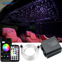 Kit de plafonnier étoilé pour voiture 20W à double port avec 4m 900 étoiles à effets scintillants, contrôle APP RF pour plafond de voiture et camion
