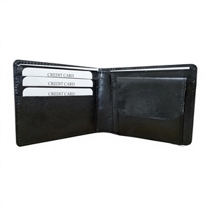 Customized Men's Fashion Star Pattern Grey Genuine Leather <b>Wallet</b> Letter Embroidery Open Closure <b>Waterproof</b> High Quality Export - Product Image 6