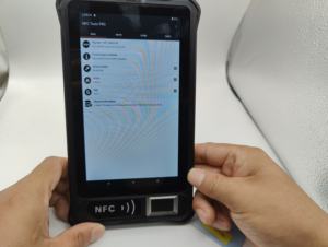 2023 l'ultimo più economico 7 pollici biometrico impronte digitali tablet android, NFC, <span class=keywords><strong>FBI</strong></span> certificata impronta digitale - Product Image 5
