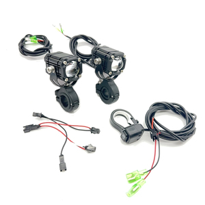 2 phares 3 couleurs pour <span class=keywords><strong>trottinette</strong></span> électrique Dualtron DT3 Victor <span class=keywords><strong>Thunder</strong></span>, éclairage modifié pour moto avec interrupteur, tous modèles - Product Image 1