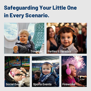 An toàn tiếng ồn hủy bỏ bịt tai cho trẻ sơ sinh ABS trẻ sơ sinh bảo vệ thính giác Tai nghe cách âm cho giấc ngủ và giảm tiếng ồn - Product Image 6