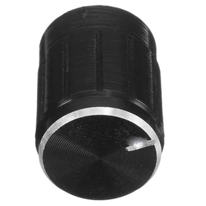 Perilla de potenciómetro de aluminio de 15x16mm, interruptor giratorio, perilla de Control de volumen, color negro para bricolaje - Product Image 5