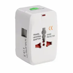 Power Converter Conversion Plugs Socket Outlet Universal World Wide Travel Adaptor with Surge Protector