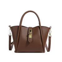 Sac à main d'hiver 2026 pour femme, design de niche haut de gamme, sac à bandoulière, sac seau populaire style panier de légumes pour femme