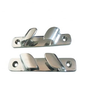 Paslanmaz çelik 316 deniz Skene yay takoz Fairlead 200mm ankraj palamar Bitt Cleat baba yat tekne donanım aksesuarları - Product Image 1