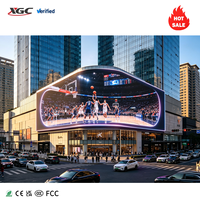 Mur d'écran LED complet 4m x 3m P3 P4 P5 P6 pour panneau publicitaire commercial, centre commercial, place extérieure, toile de fond publicitaire extérieure