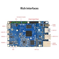 Placa de Desarrollo ELF-RV1126B V1.0 de ElfBoard con Procesador de 8 Núcleos a 2.2 GHz, Compatible con Raspberry Pi, Ofrece 6